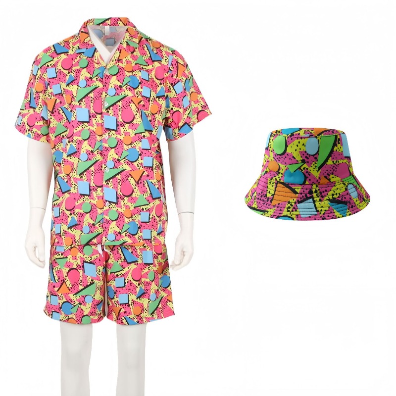 Summer Suit Short Sleeve Butto - Xl Summer Clothing ulasan dan harga