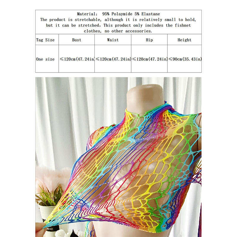 Women Summer Bodycon Top Beach - Swim Cover Up Mesh ulasan dan harga