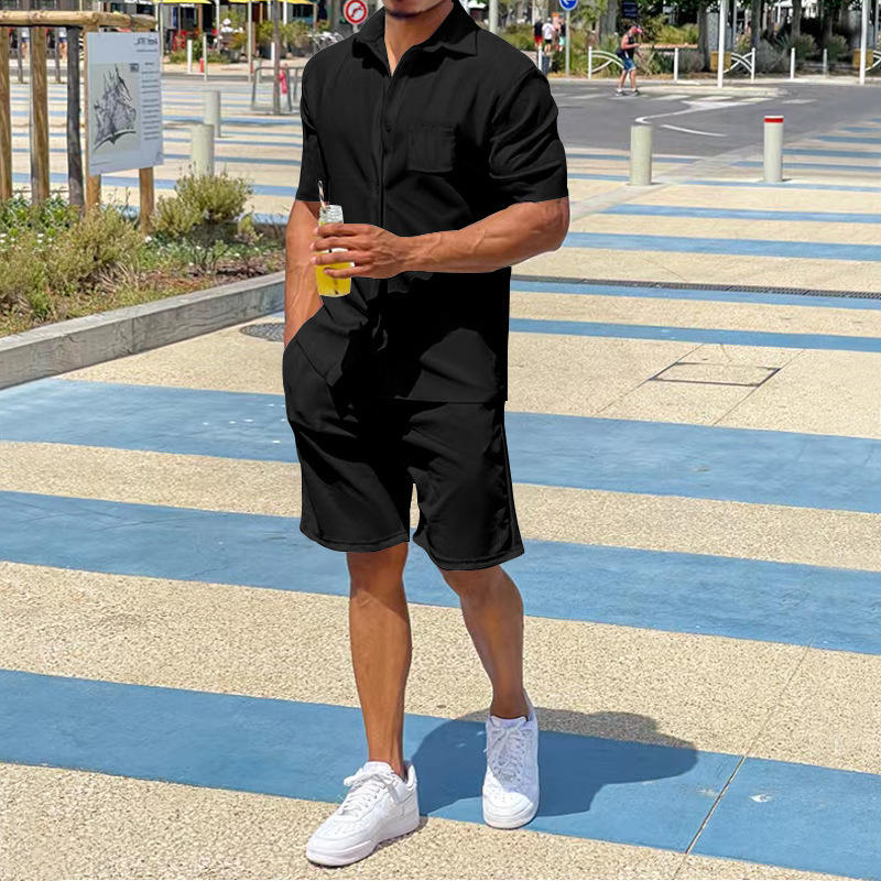 Loose Fit Short Sleeve Short P - Summer Away Clothing ulasan dan harga