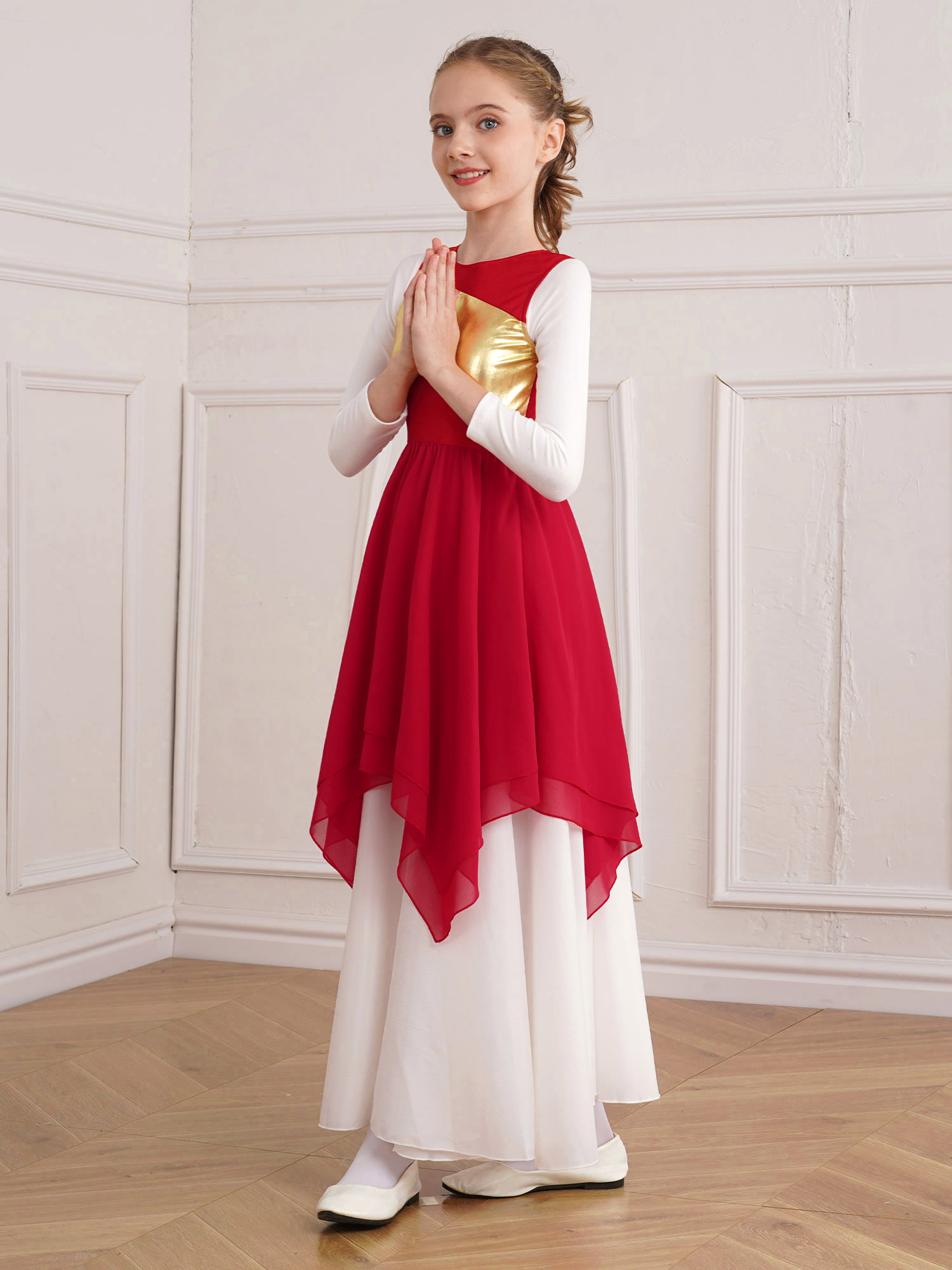 Girls Wordhip Liturgical Costu - Summer Clothing For Kids Girls ulasan dan harga