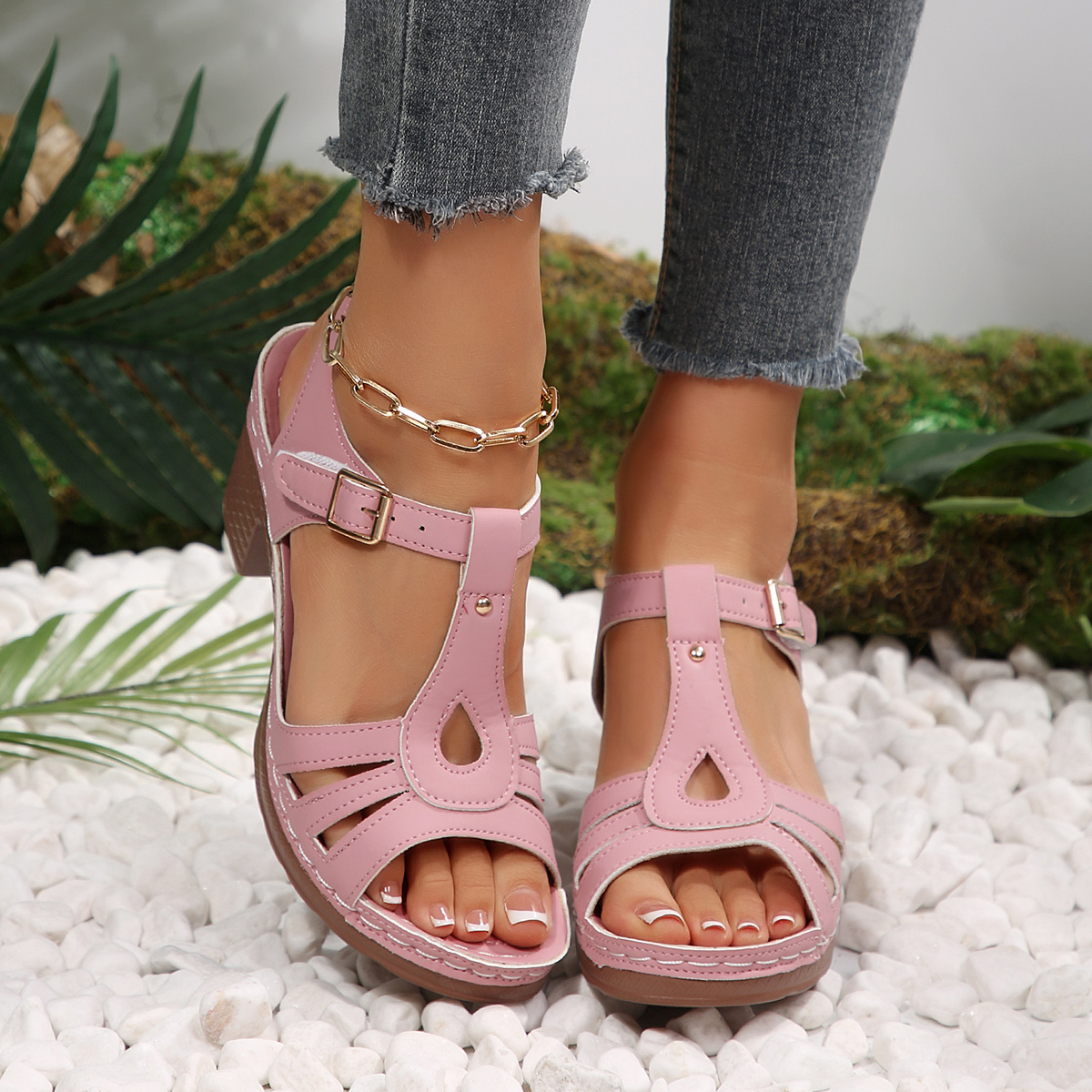 Fashionable New Round-toe Sexy - Summer Clothing Elegant ulasan dan harga