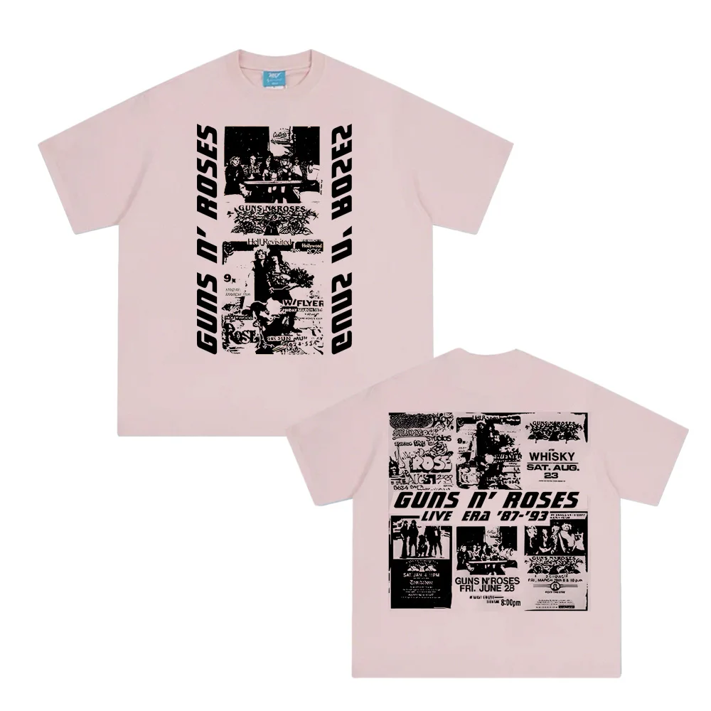 LIVE ERA T-SHIRT ROSES band GU - Summer Clothing Websites ulasan dan harga