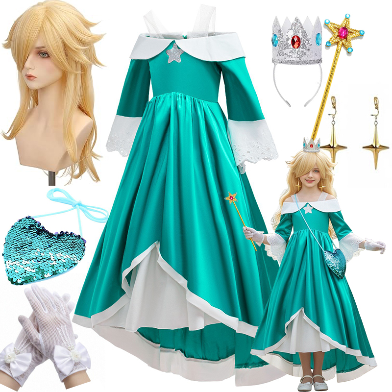 Kids Girls Cosplay Green Off S - Summer Clothing For Kids Girls ulasan dan harga