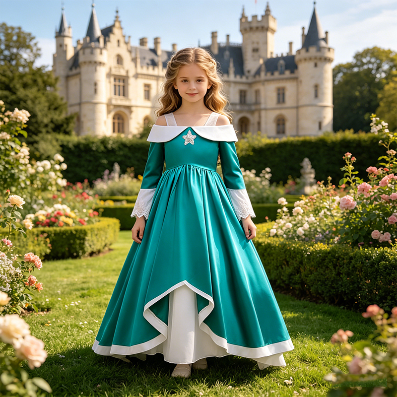 Kids Girls Cosplay Green Off S - Summer Clothing For Kids Girls ulasan dan harga