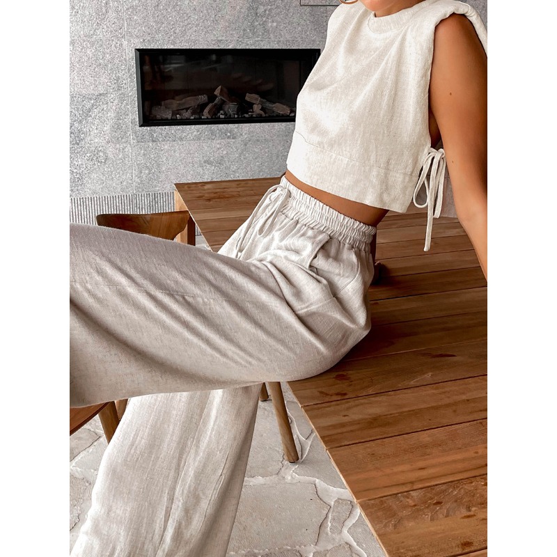 Fashion Cotton and Linen Suit  - Summer Clothing In Winter ulasan dan harga