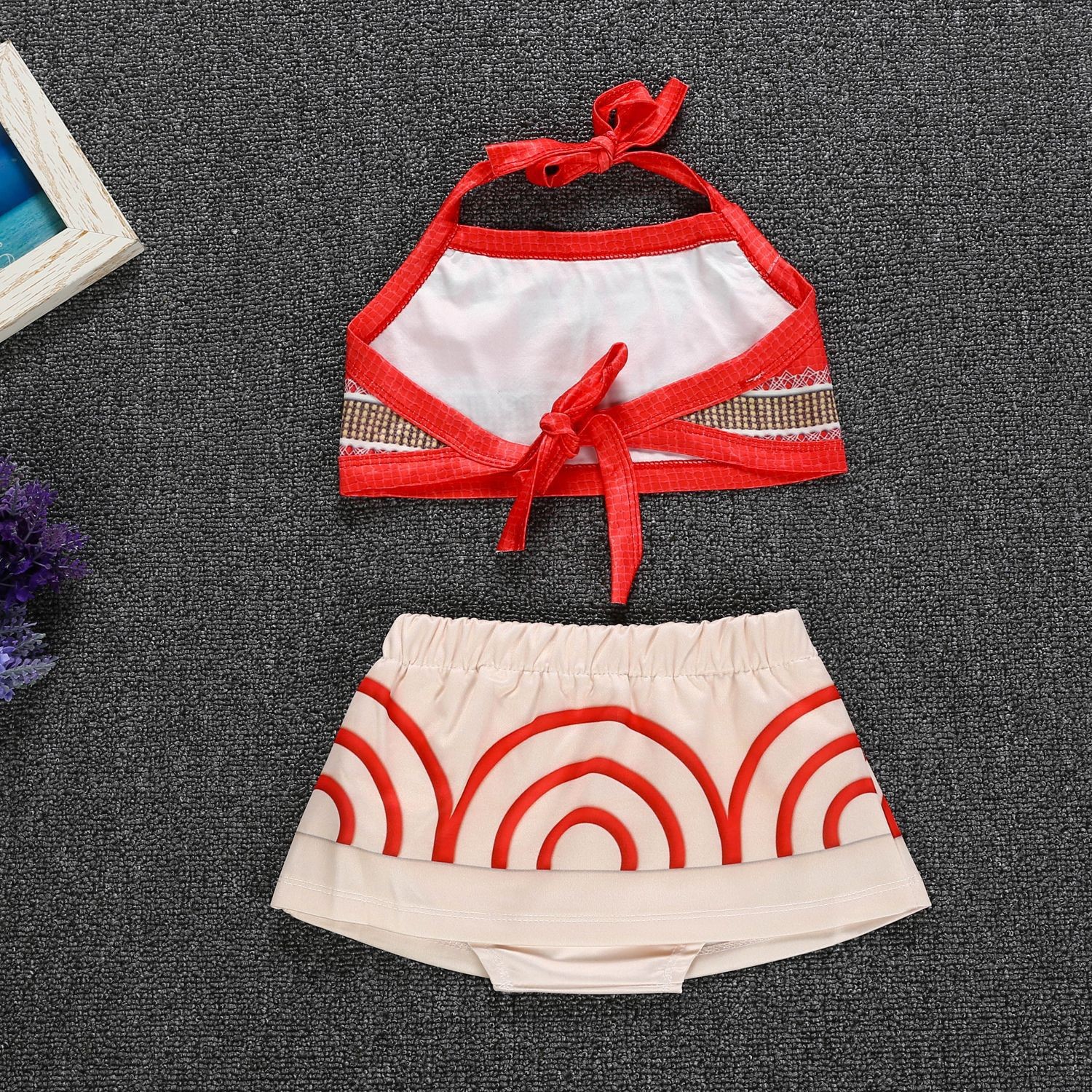 DISNEY Moana Dress Costumes Co - Summer Clothing For Kids Girls ulasan dan harga
