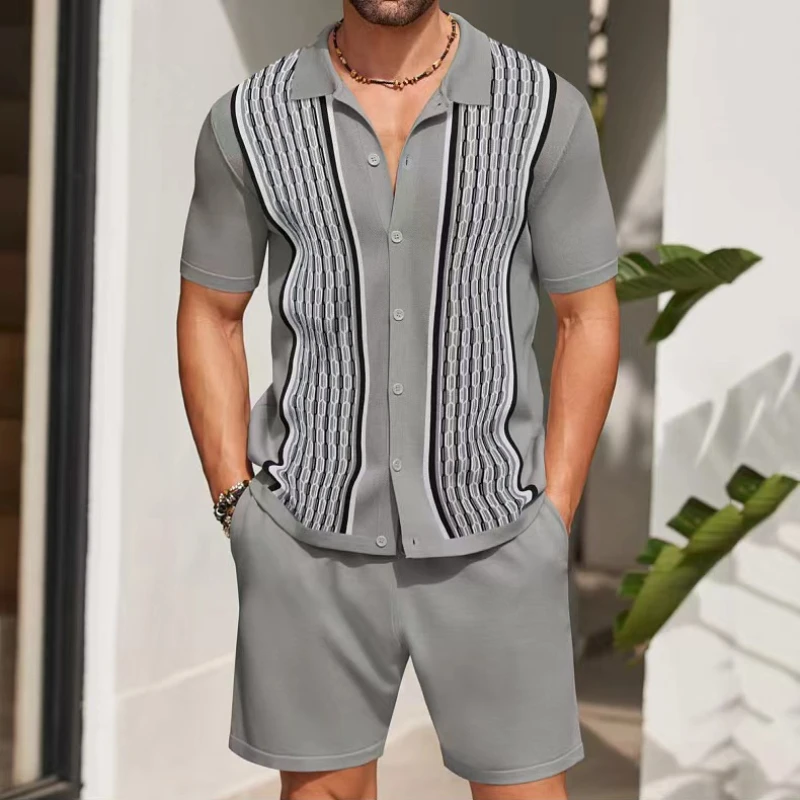 Summer Male Ice Silk Short-sle - Quality Summer Clothing ulasan dan harga