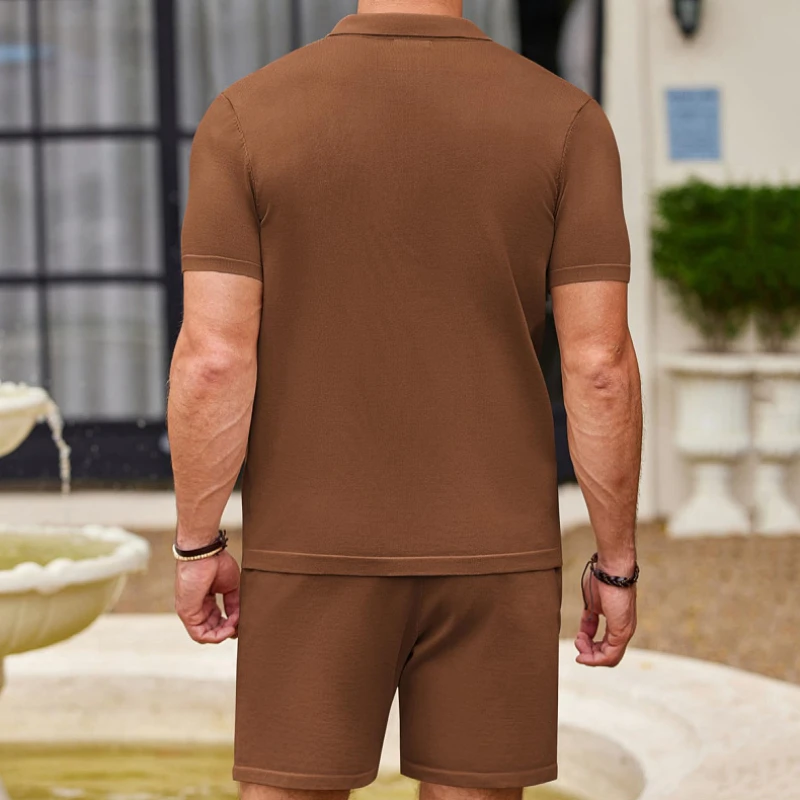 Summer Male Ice Silk Short-sle - Quality Summer Clothing ulasan dan harga