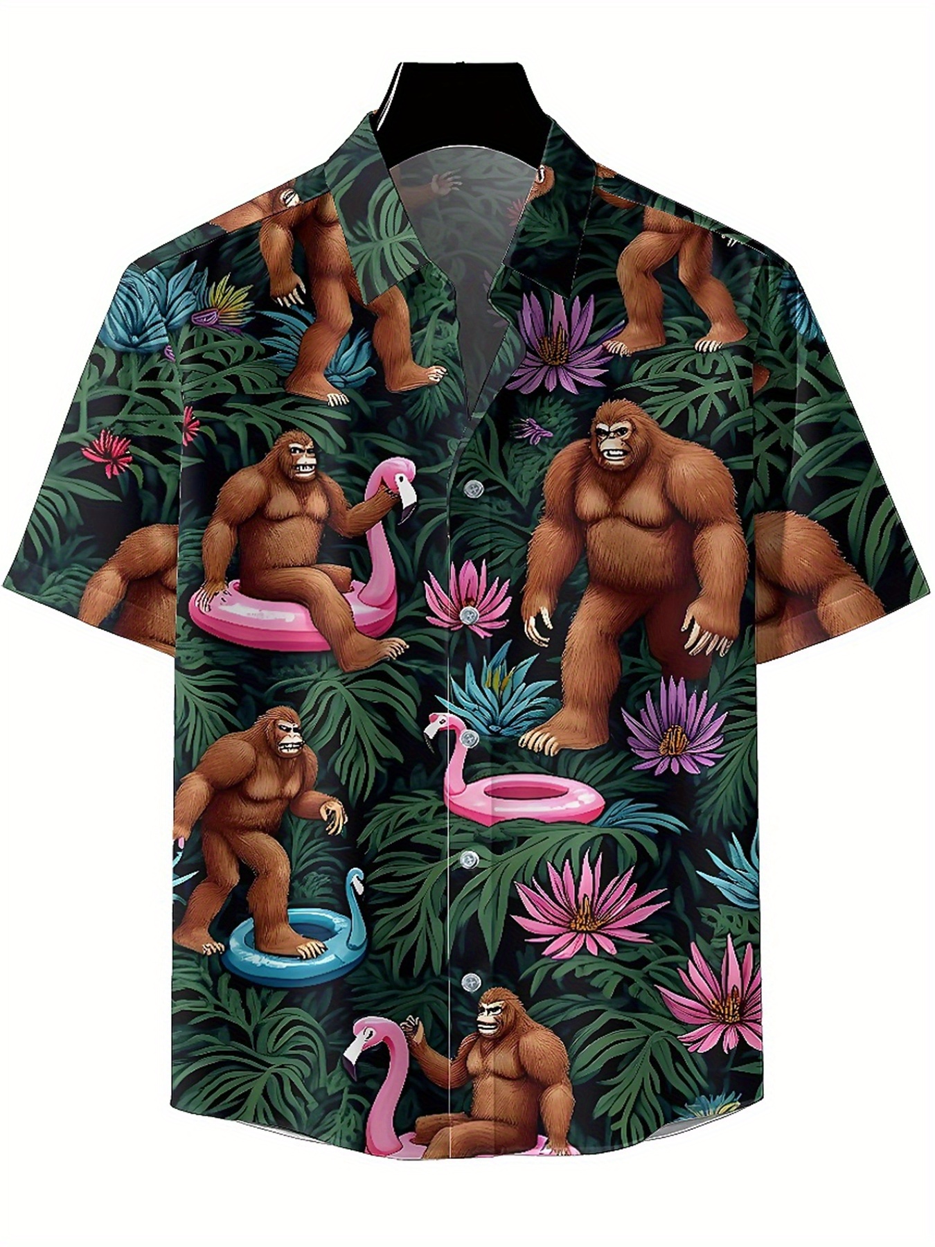 Men's Plus Size Hawaiian Shirt - Summer Youth Clothing ulasan dan harga