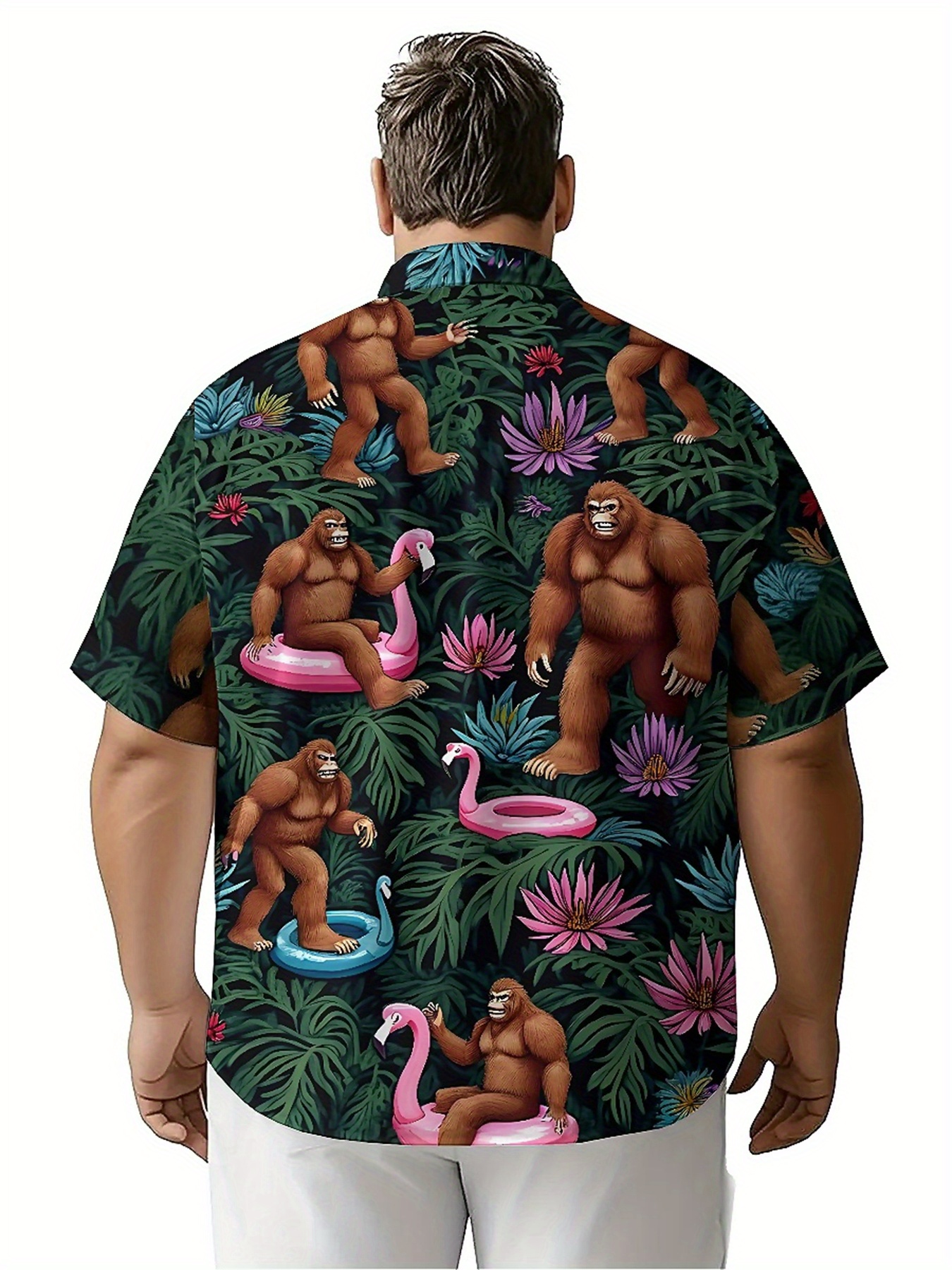 Men's Plus Size Hawaiian Shirt - Summer Youth Clothing ulasan dan harga
