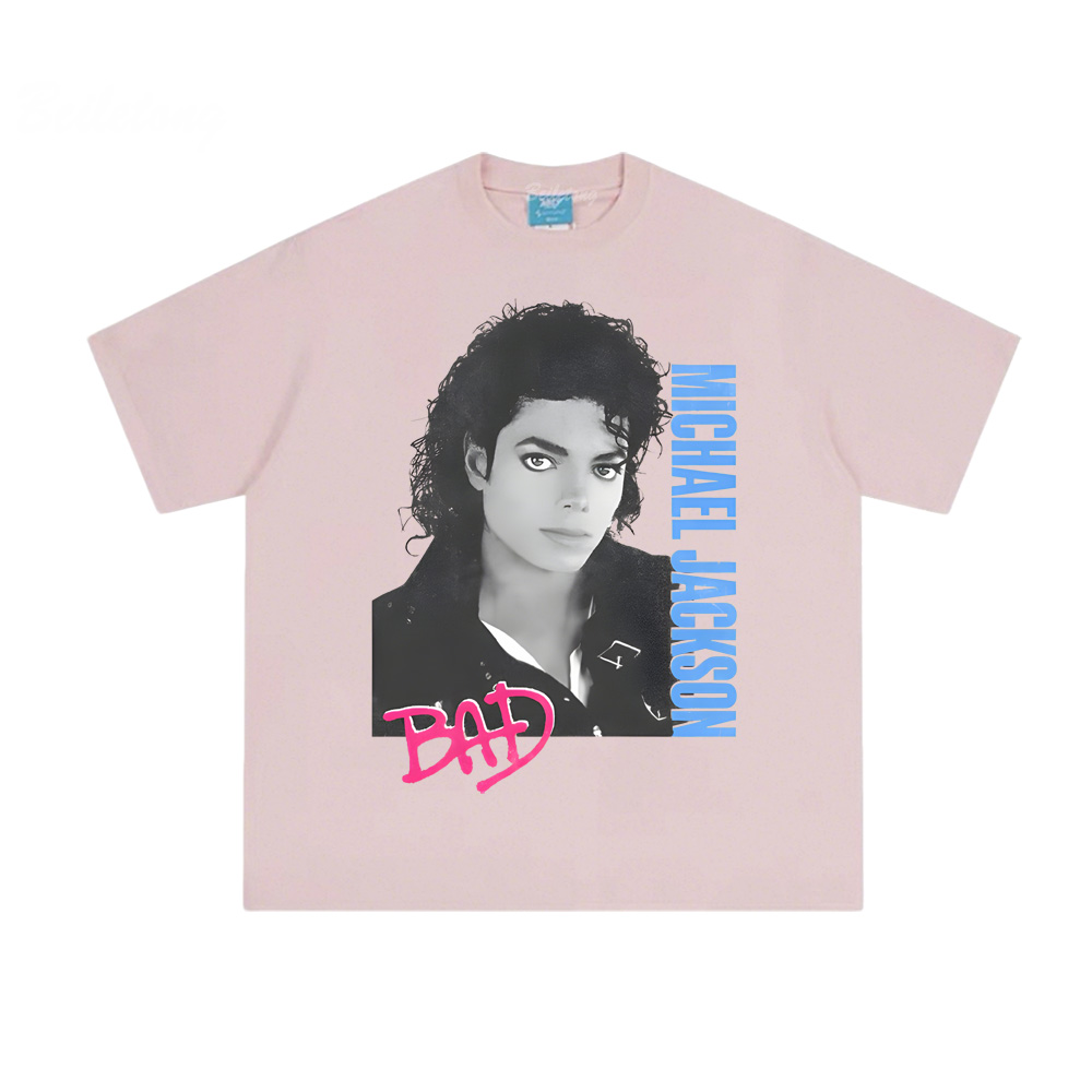 2026Michael Jackson Bad White  - Summer Clothing Websites ulasan dan harga