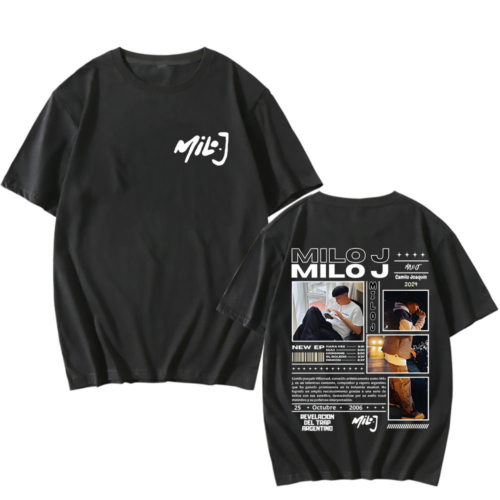 Milo J Men Retro T-Shirt Graph - Summer Grunge Clothing ulasan dan harga