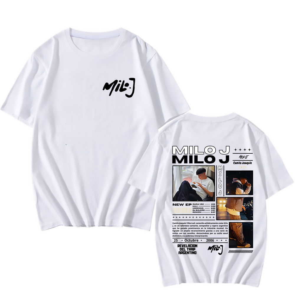 Milo J Men Retro T-Shirt Graph - Summer Grunge Clothing ulasan dan harga
